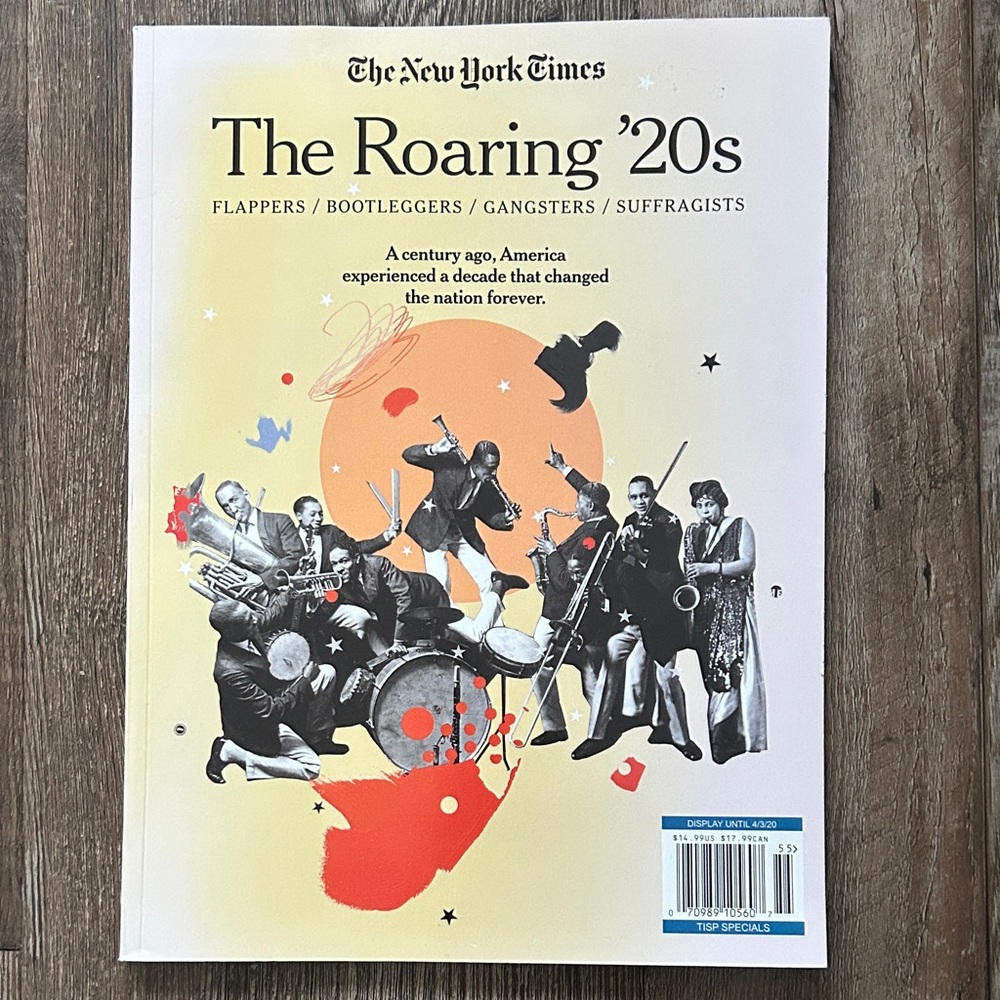 The New York Times 'The Roaring '20s' Magazine Flappers, Baseball, Jazz Era